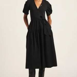 Derek Lam Crosby Natalia mixed media dress